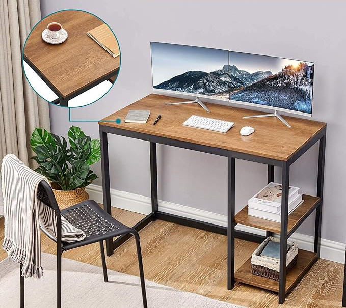 میز اداری میز تحریر میز کامپیوتر میز لپ تاپ 2 طبقه مدل P101