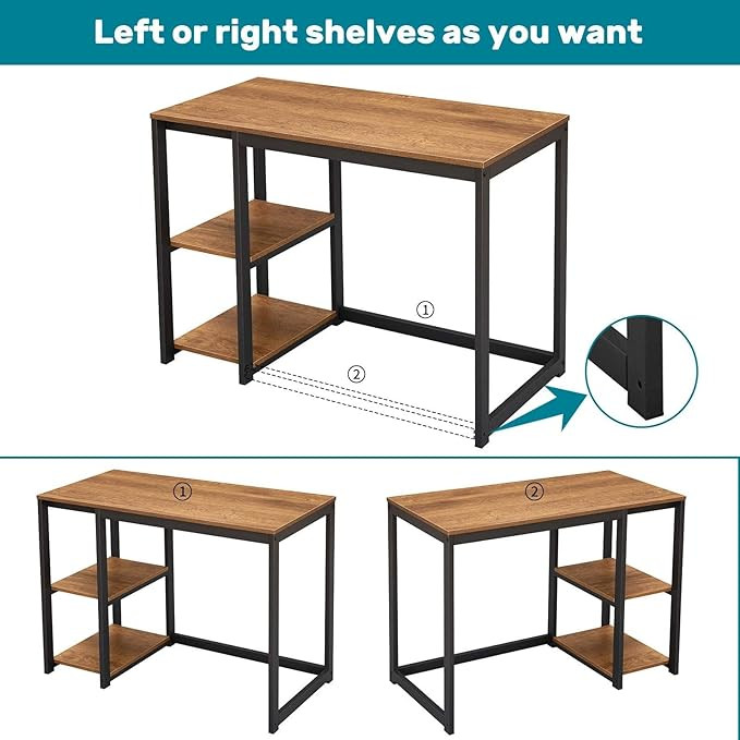 میز اداری میز تحریر میز کامپیوتر میز لپ تاپ 2 طبقه مدل P101