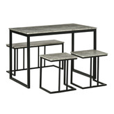 میز و صندلی ناهارخوری 4 نفره خانه ترنج - مدل D301