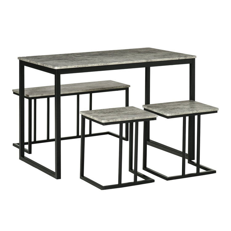 میز و صندلی ناهارخوری 4 نفره خانه ترنج - مدل D301