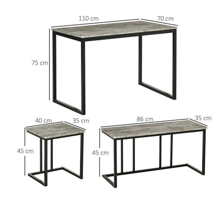 ست کمجا میز و صندلی ناهارخوری 4 نفره خانه ی ترنج - مدل D301