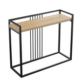 میز کنسول مینیمال مدرن از جنس فلز و چوب - مدل C301