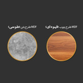 میز کنسول مینیمال مدرن از جنس فلز و چوب - مدل C701