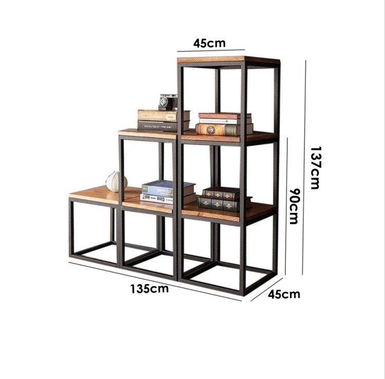 خرید قسطی شلف 3 تکه مینیمال پینترستی - مدل Sh101